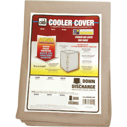Dial 34 In. W x 34 In. D x 36 In. H Polyester Evaporative Cooler Cover, Down Discharge